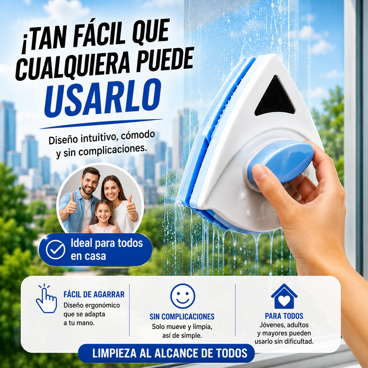 Bener ClearMag. La forma más segura de conseguir cristales impecables.