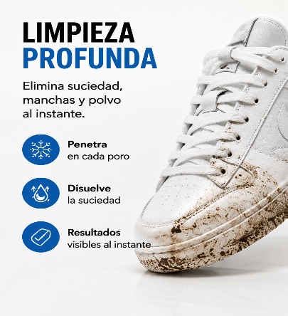 Bener CleanTech. La tecnología que devuelve la vida a tus zapatillas.