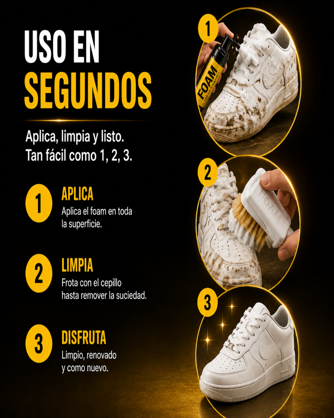 Bener CleanTech. La tecnología que devuelve la vida a tus zapatillas.