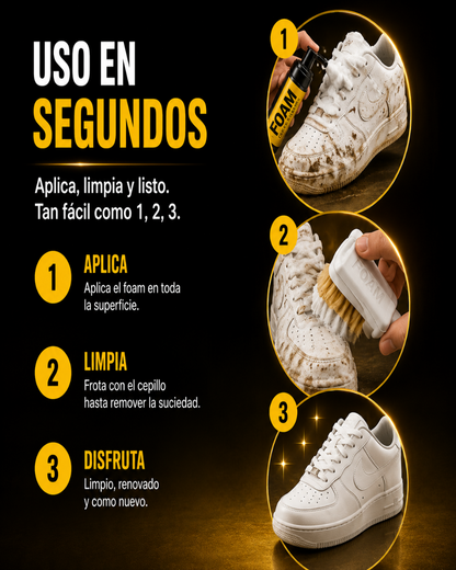 Bener CleanTech. La tecnología que devuelve la vida a tus zapatillas.