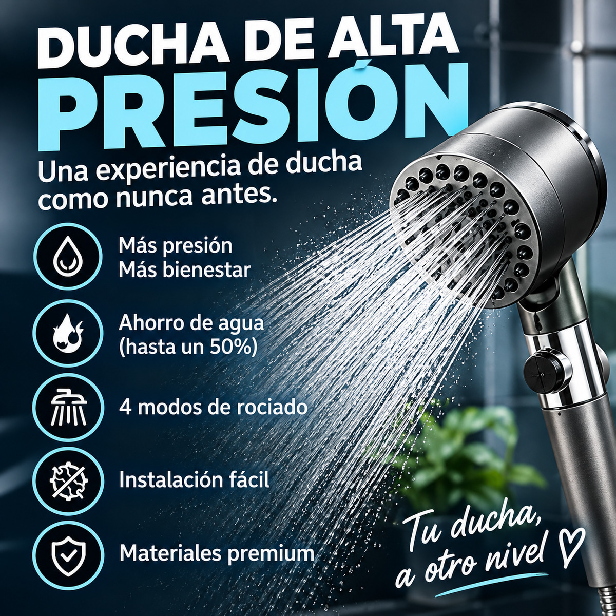 Bener AquaCare. Convierte cada ducha en tu momento 💆🏻