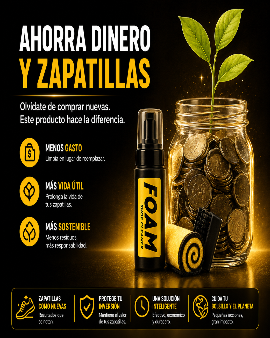 Bener CleanTech. La tecnología que devuelve la vida a tus zapatillas.