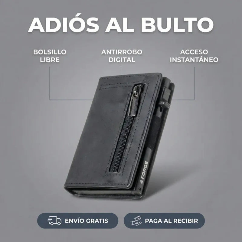 FORGE Wallet: El upgrade esencial para un bolsillo impecable y seguro.
