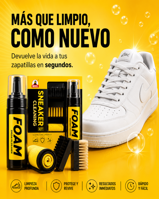 Bener CleanTech. La tecnología que devuelve la vida a tus zapatillas.