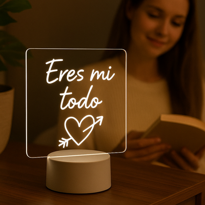 Cristal Eterno®- Lampara led personalizada