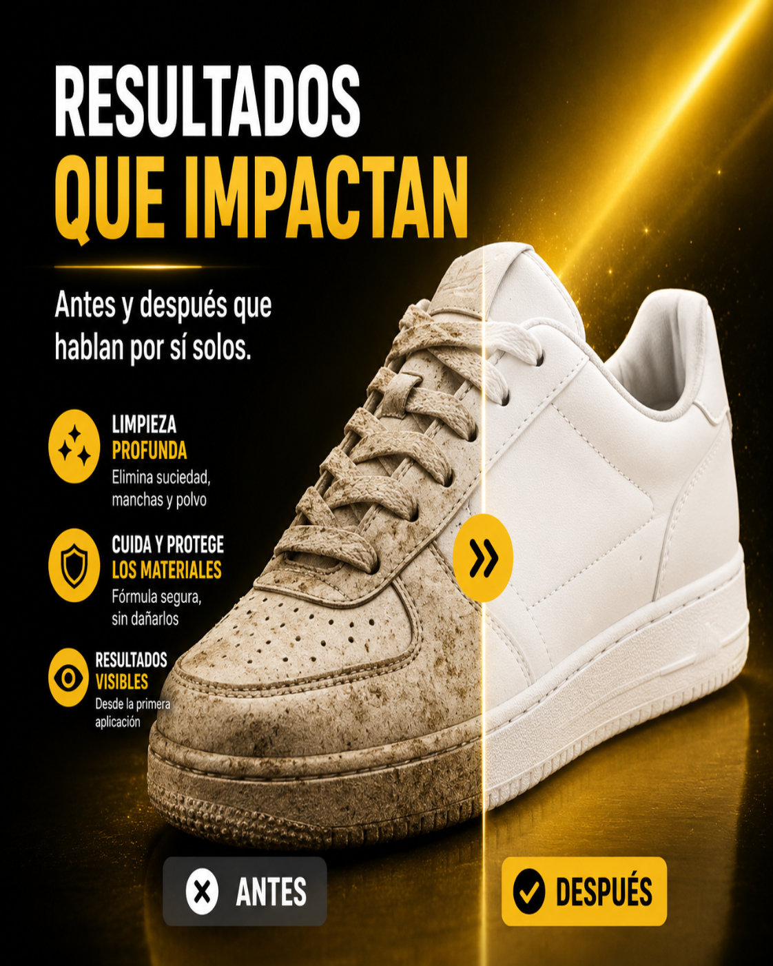 Bener CleanTech. La tecnología que devuelve la vida a tus zapatillas.