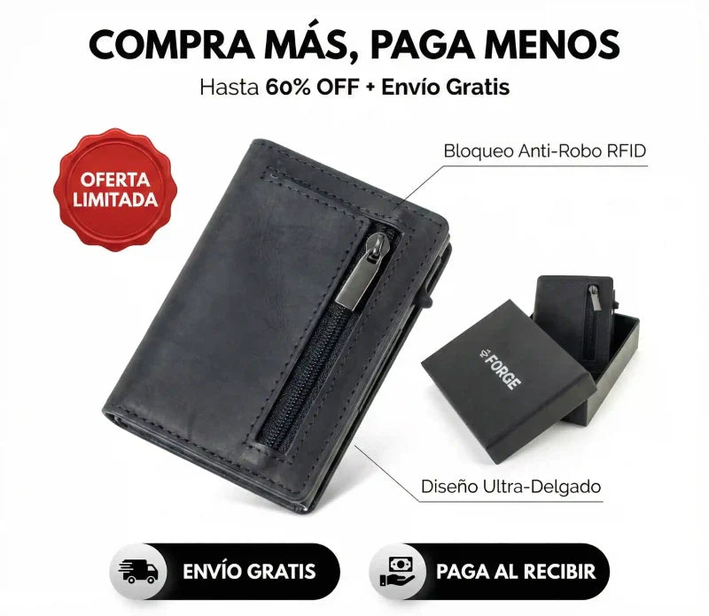FORGE Wallet: El upgrade esencial para un bolsillo impecable y seguro.