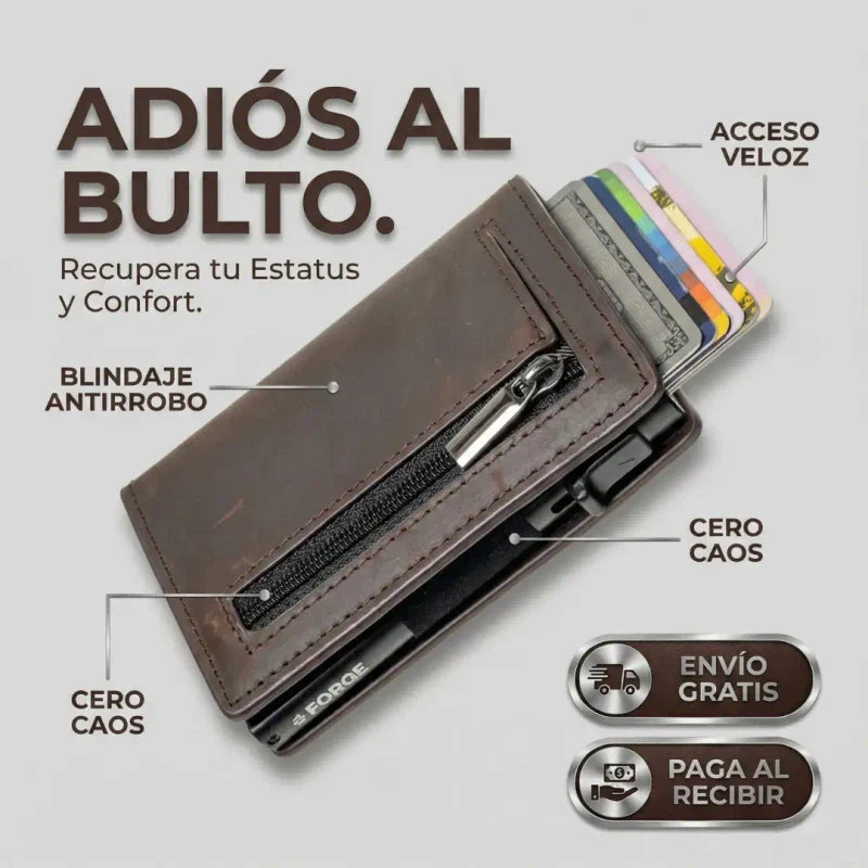 FORGE Wallet: El upgrade esencial para un bolsillo impecable y seguro.